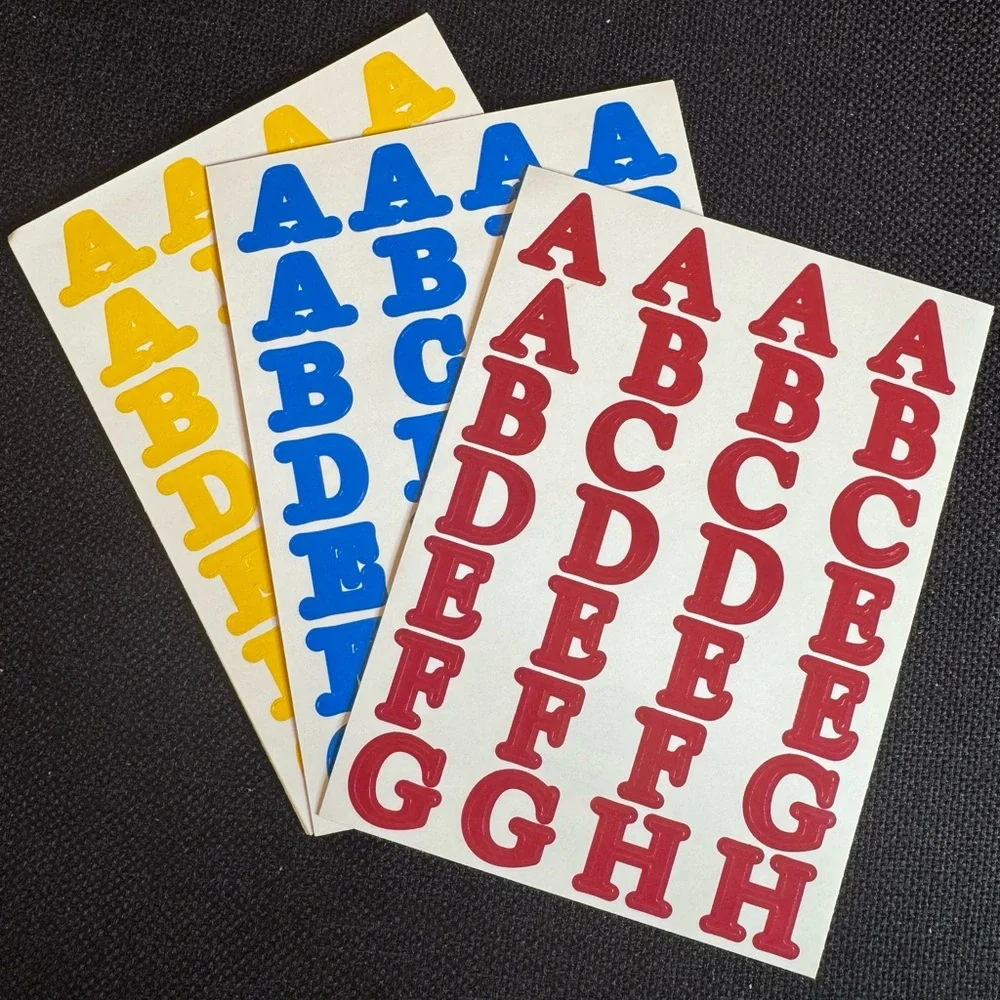 Creative Memories All Caps Alphabet Sets for Scrapbooking Lot of 5